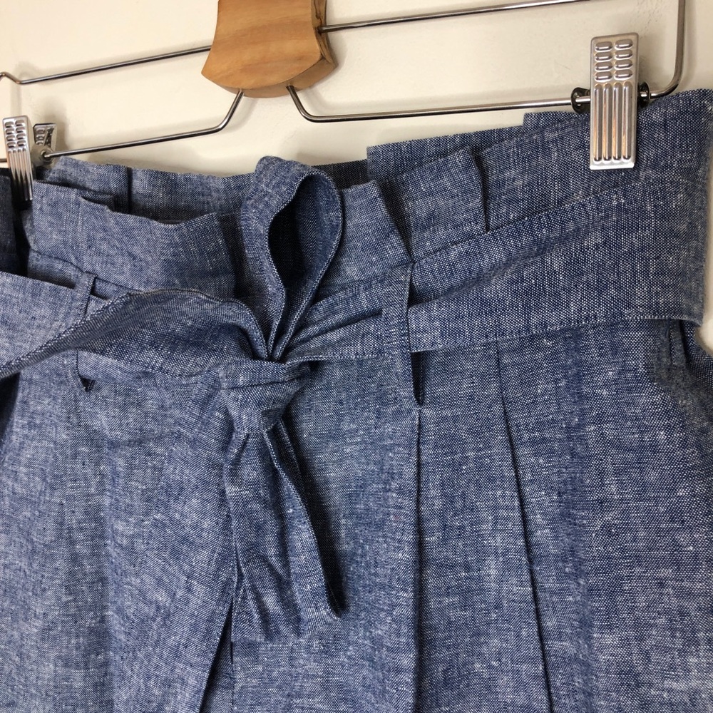 Boden High Rise Linen Blend Shorts Size 8 EUC - Picture 4 of 7